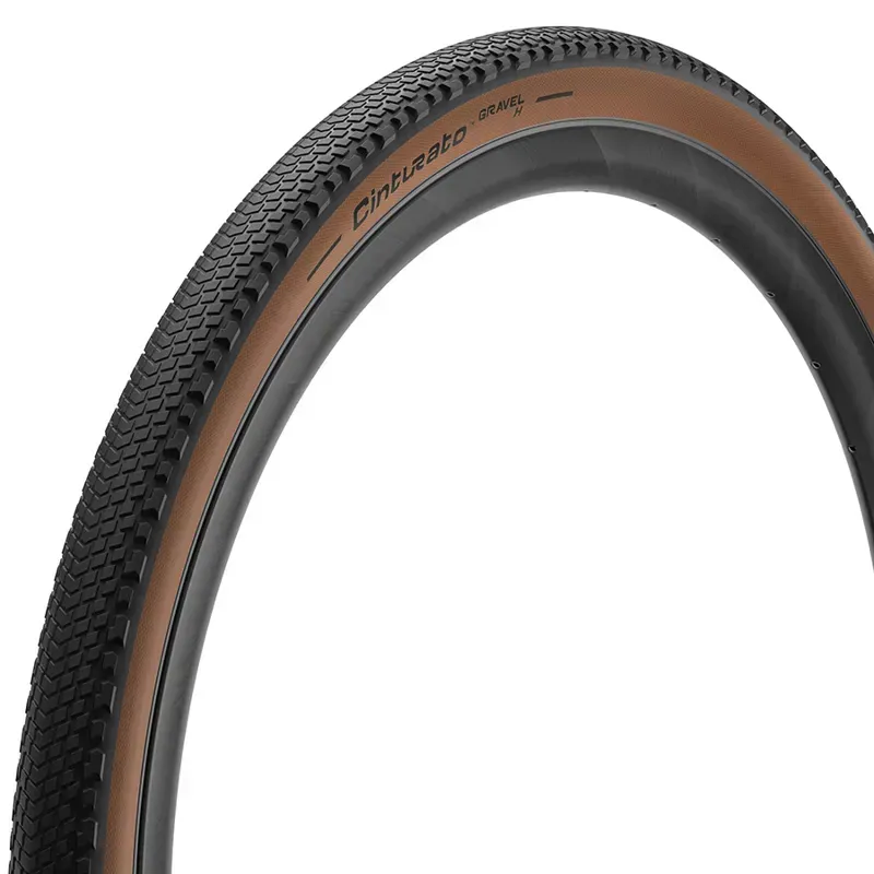 Pirelli Cinturato Gravel H HP-Line 700x45c Tyre in Black/Tanwall-1