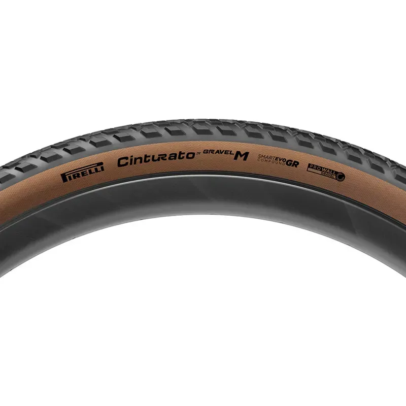 Pirelli Cinturato Gravel M HP-Line 700x45c Tyre in Black/Tanwall-2