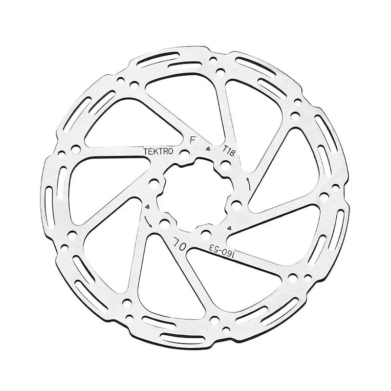 Tektro TR-53 160mm Disc Brake Rotor in Silver