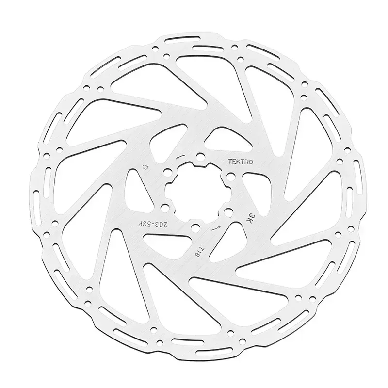Tektro TR-53 203mm Disc Brake Rotor in Silver