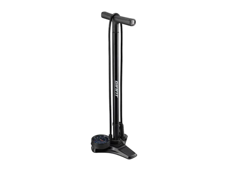 Giant Control Tower Elite Floor Pump With Base Mounted Gauge In Black