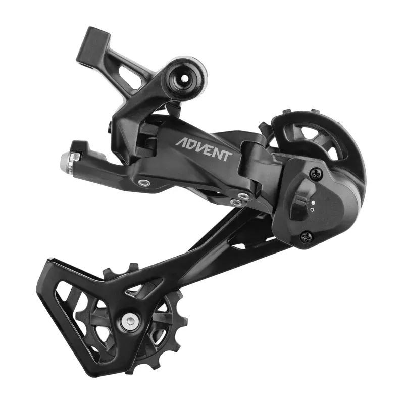 Microshift ADVENT 9spd Long Cage Rear Derailleur w/Clutch in Black