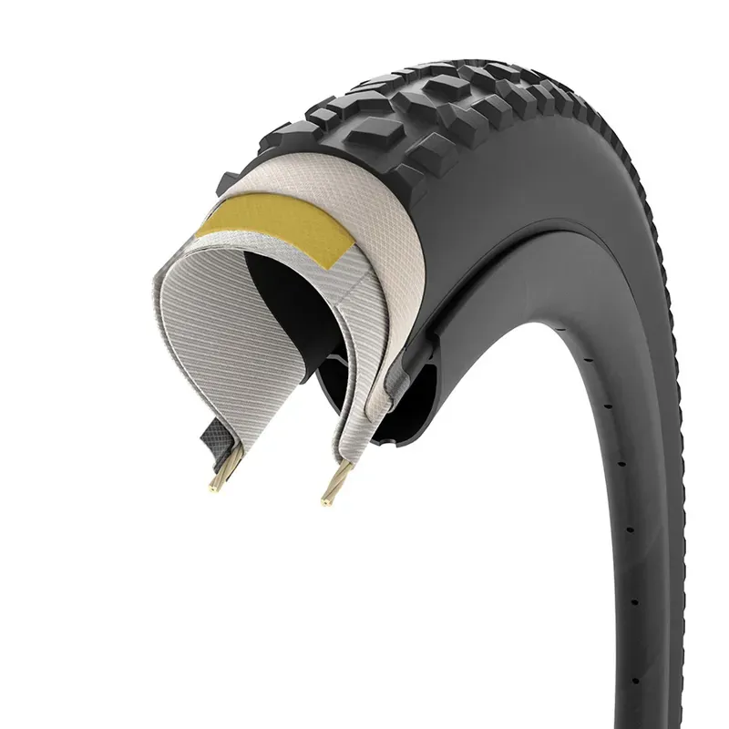 Pirelli Cinturato Gravel M HP-Line 700x45c Tyre in Black/Tanwall-3