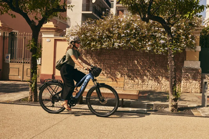 Liv Amiti-E+ 1 25km/h Women's Electric Hybrid Bike in Estoril Blue-7