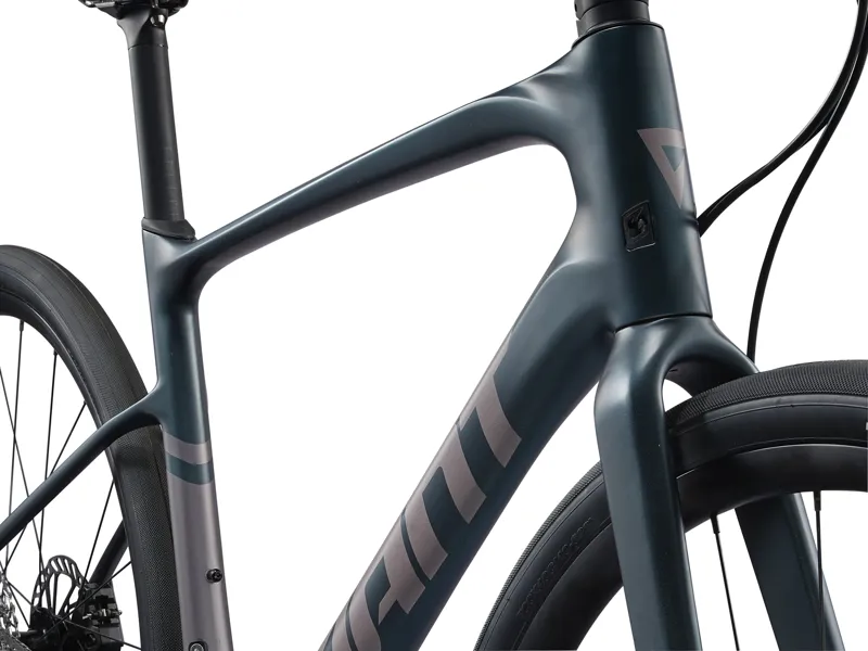 Giant FastRoad AR Advanced 1 Men's Road Bike in Asphalt Green-2