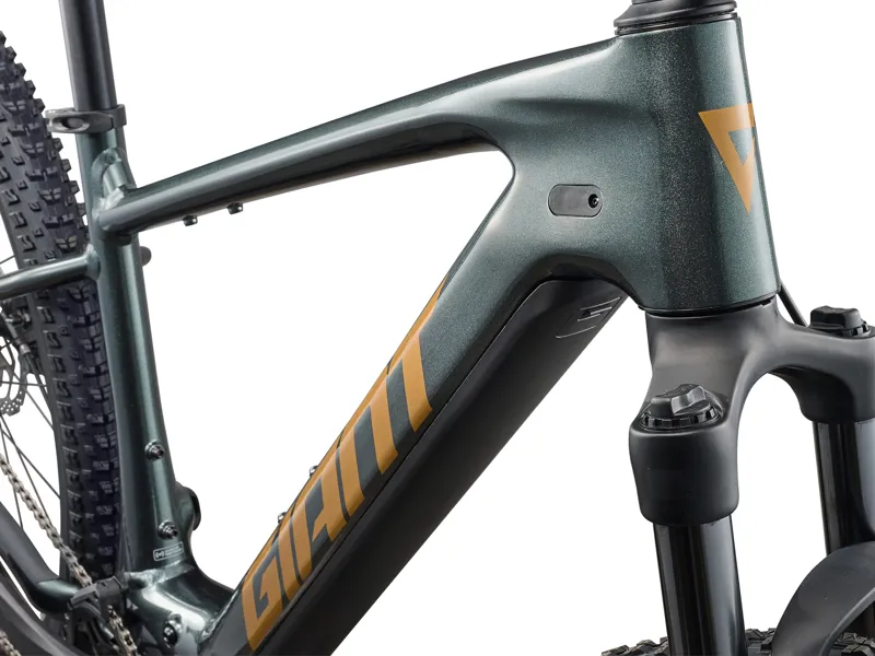 Giant Talon E+ Electric Mountain Bike in Asphalt Green-2