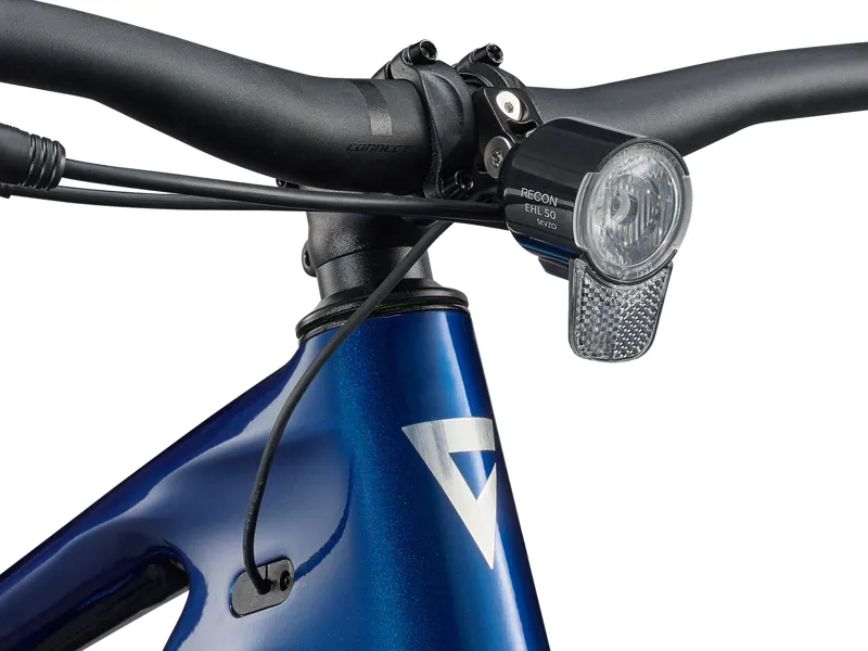 Giant Talon E+ EX Electric Mountain Bike in Metallic Navy-1