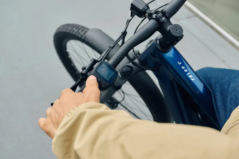 Giant Talon E+ EX Electric Mountain Bike in Metallic Navy-11