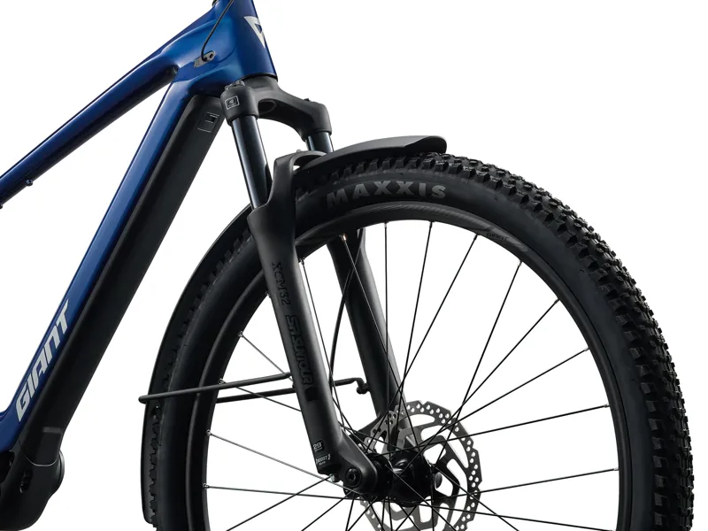 Giant Talon E+ EX Electric Mountain Bike in Metallic Navy-3