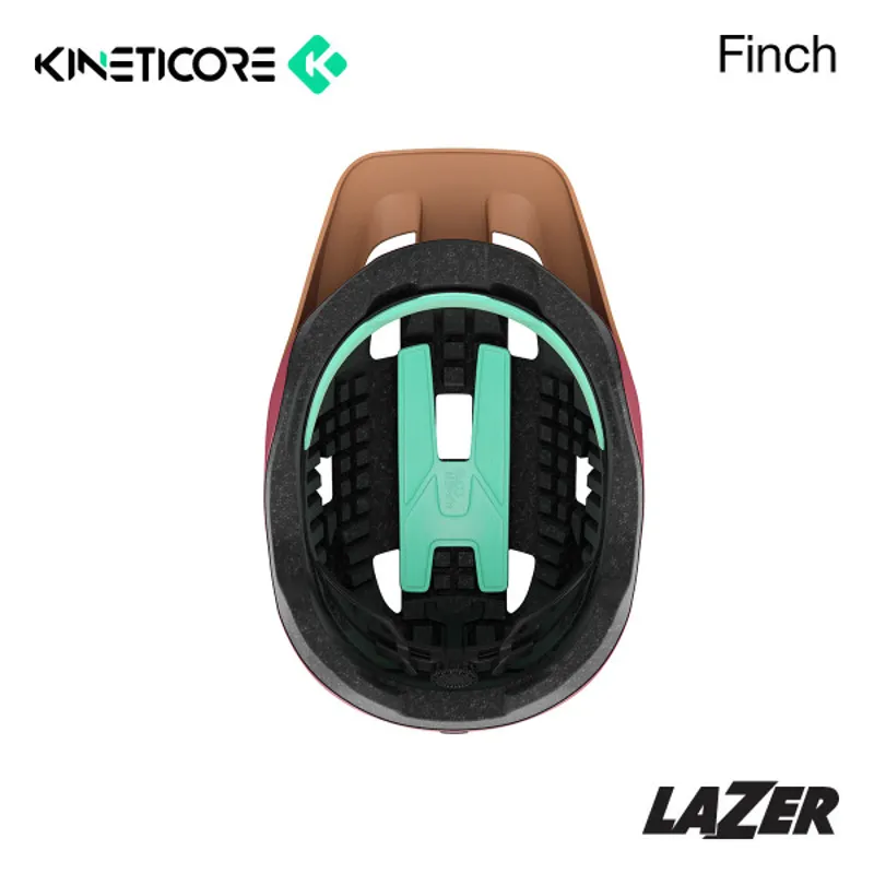 Lazer Finch KinetiCore Helmet 50-56CM in Matte Sedona Red-4