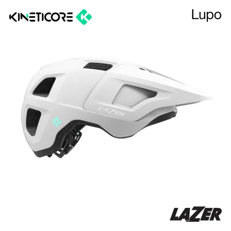 Lazer Lupo KinetiCore Helmet in Matte White