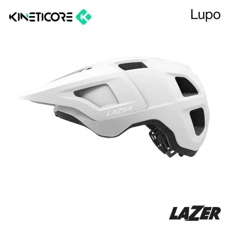 Lazer Lupo KinetiCore Helmet in Matte White-1