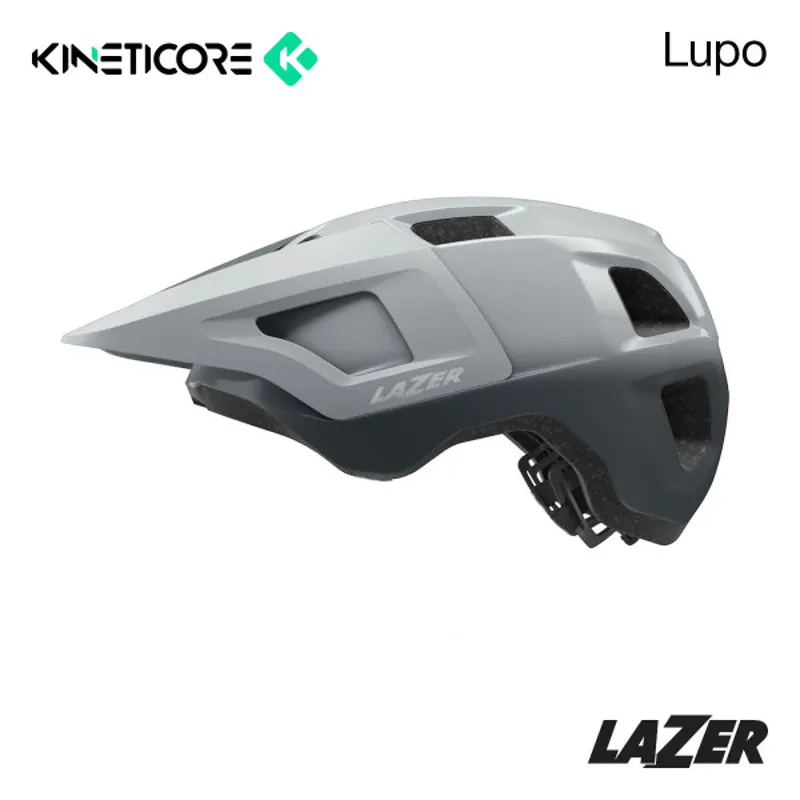 Lazer Lupo Kineticore Helmet in Grey