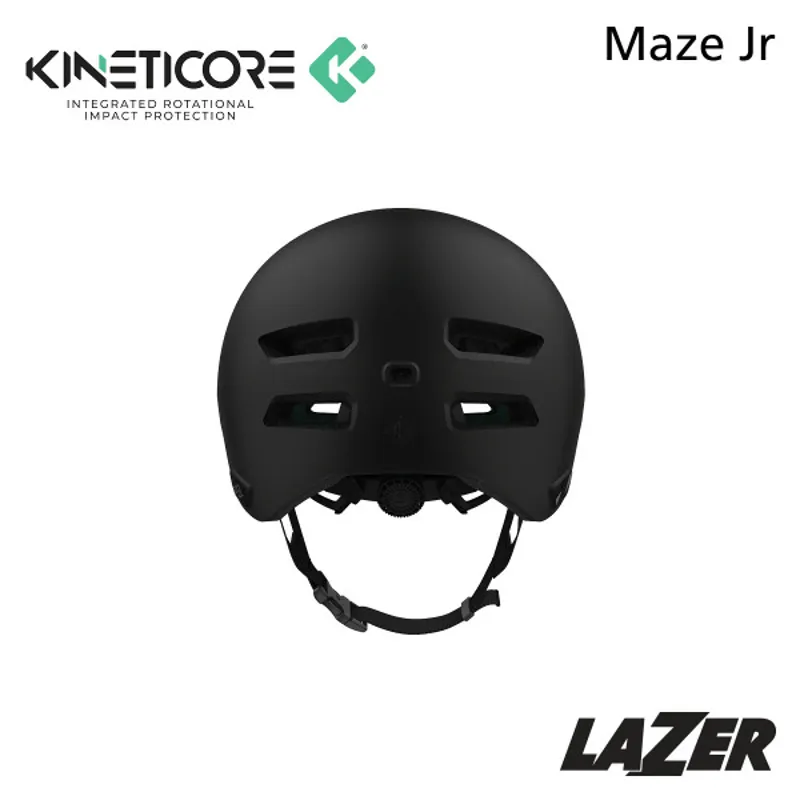 Lazer Maze Jr KinetiCore Helmet Small - Medium in Matte Black-4