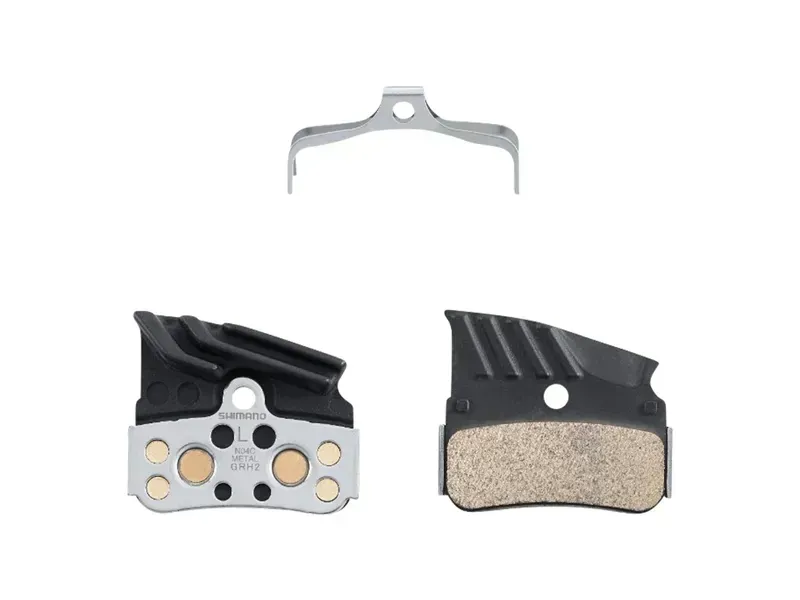 Shimano N04C-MF Metal Finned Disc Brake Pads in Black